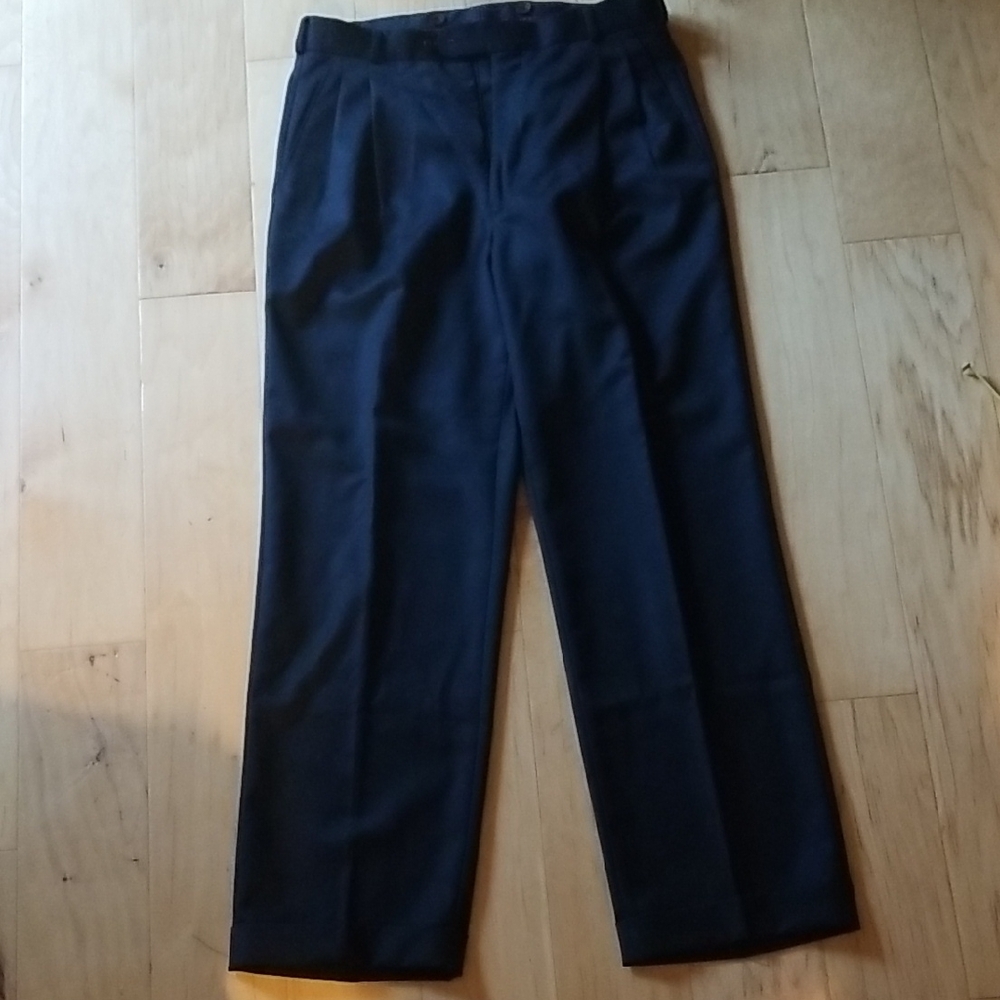 Men's Elegant Navy Dress Pants